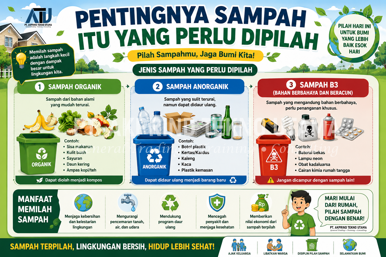 Pentingnya Pemilihan Sampah yang Benar di Lingkungan Tempat Tinggal