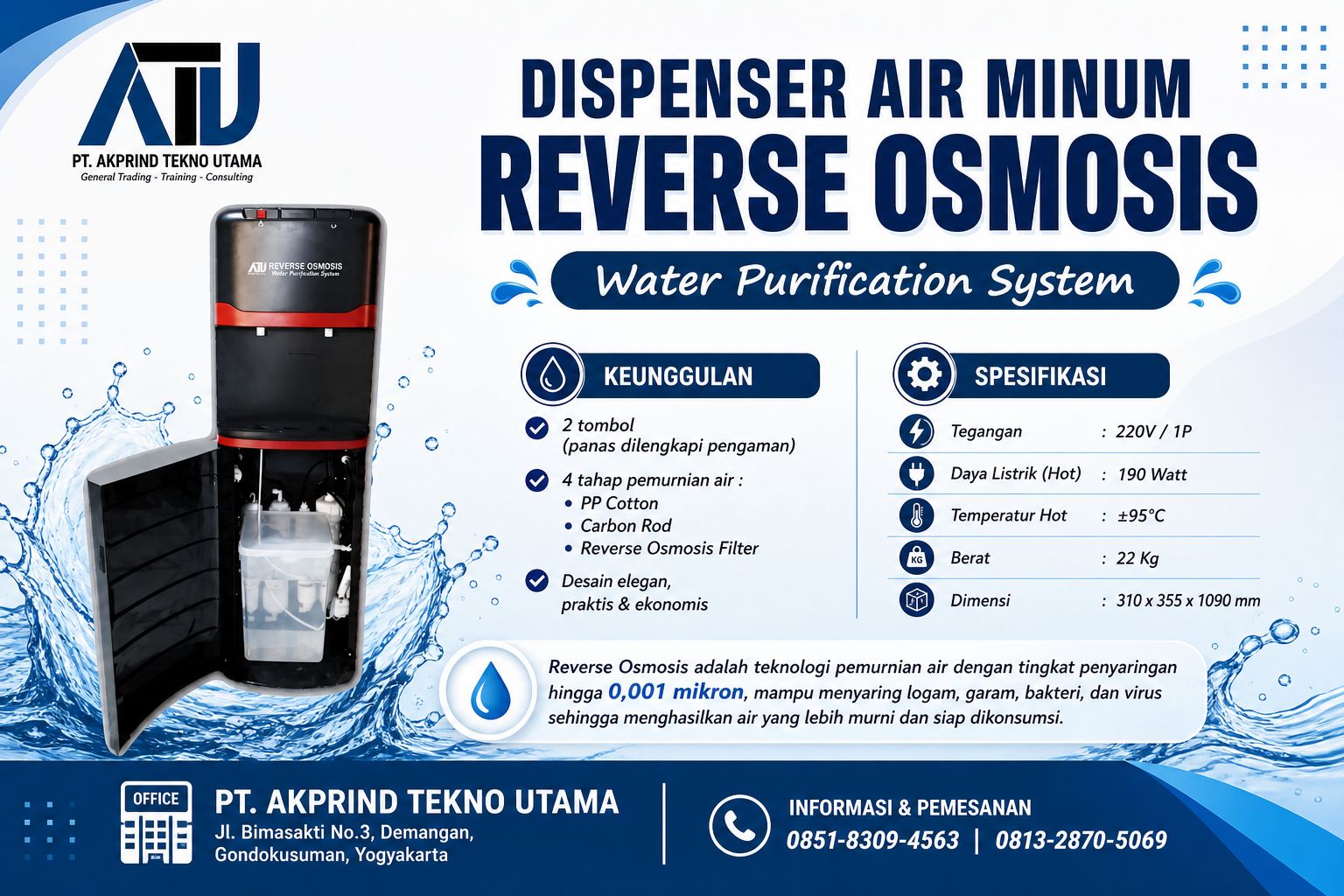 Dispenser Air Minum RO